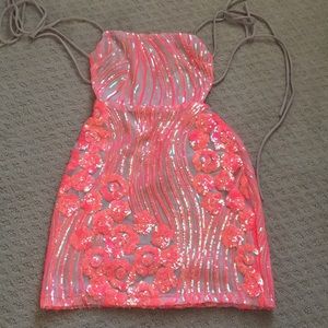 Mini sequin dress